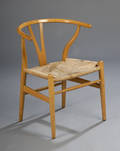 Hans J. Wegner 1914-2007. Y- stol, eg. Denne auktion er annulleret2000647