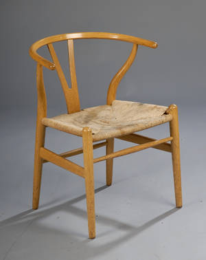 Hans J. Wegner 1914-2007. Y- stol, eg. Denne auktion er annulleret2000647