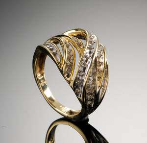 Diamantring - ca. 0.50 ct.