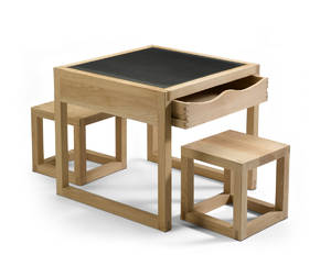 Wave møbelsæt. Børnebord samt to stole 3