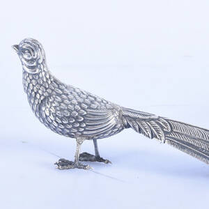 FÅGEL, silver, 1900-tal.