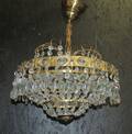Kristalltaklampa Diameter 36cm