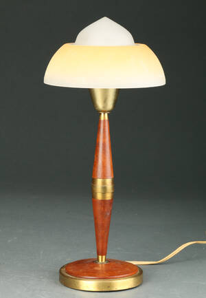 Fog  Mørup. Spejlæg bordlampe, 1900-tallets første halvdel 