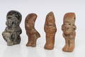 Fire sydamerikanske keramik figurer, Chorrerakultur. Start 1900-tallet. 4