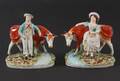 Figuriner ett par, England, 1800-tal
