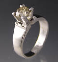 Solitaire ring ca. 1.06 ct.