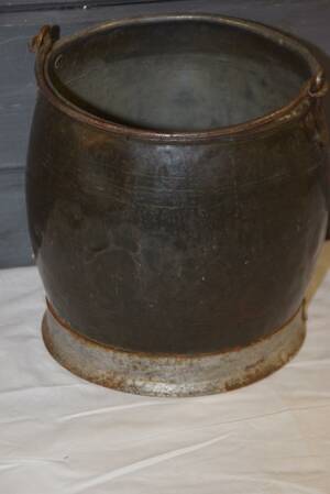 Kopparhink, D 25 cm, H 27 cm