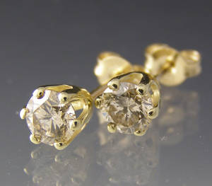 Par brillant ørestikker ca. 1.16 ct.