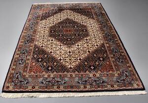 Orientalsk tæppe, uld på bomuld, 240x164 cm