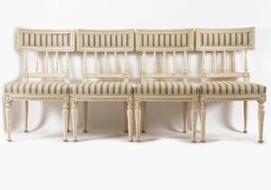 Stolar 4st, gustaviansk stil, 1800-tal