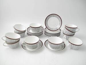 Tekoppar, 11 st. Spisa Ribb