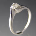 Solitaire ring ca. 0.30 ct.