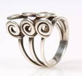 Unika ring af sterling sølv, vægt ca. 7,4 gram Denne vare er sat til omsalg under nyt varenummer 4398039