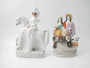 Figuriner, 2 st. Staffaordshire