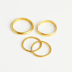 Vigselringar 23 k guld