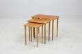 SATSBORD, 3 delar, teak, 19501960-tal