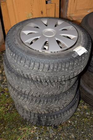 Dubbdäck på järnfälg, 5 bult, 1956515