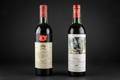2 flasker Mouton Rothschild, årgang 1972 og 1973 2