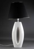 Bordlampe af porcelæn