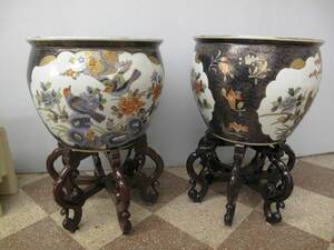 Fiskbassänger, 1 par