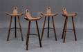Dansk møbelproducent Fire barstole 4   