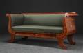 Senempire sofa af mahogni, 1800-tallet