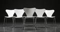 Arne Jacobsen. Seks Syver-stole, Model 3107 6 