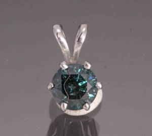 Diamant vedhæng, ca. 0.50 ct.