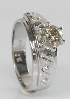 Brillantring ca. 1.00 ct Denne auktion er annulleret2013987