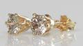 Par brillantørestikker, ca. 1.70 ct. 2