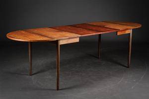 Dansk Møbelproducent. Spisebord med klapper, palisander