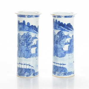 Vaser ett par Kina 1800-tal