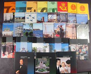 Danmark årsmapper samling 1976-2007