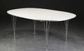 Piet Hein  Bruno Mathsson. Super-Ellipse spisebord med udtræk 3 