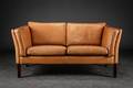 Dansk møbelproducent. 2-pers. sofa, læder