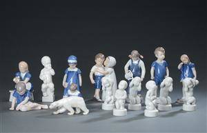 Kgl. Porcelæn samt Bing  Grøndahl. Samling figurer