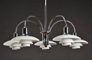 Poul Henningsen. Bombardementskrone med nummerbevis 