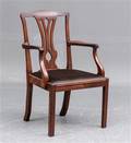 George III armstol af mahogni ca.1800