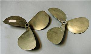 Par bronzepropeller 3 -bladede, mrk QL 2