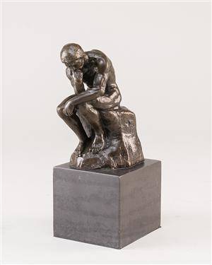 Figur forestillende Grubleren