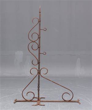 Udhængs skilteholder af jern ca.1865 