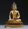 Buddha af bronze Tibet 20 årh
