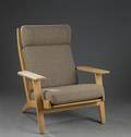 Hans J. Wegner. Lænestol model GE290A 