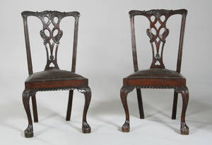 Par Chippendale stole, 1900-tallet 2