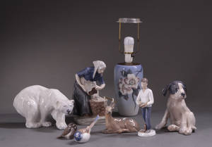 Samling porcelænsfigurer 8