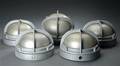 Lauritz Knudsen. Fem skotlampern af aluminium 5 