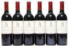 6 bts. Château Latour, Pauillac. 1. Cru Classé 1989 A hfin.