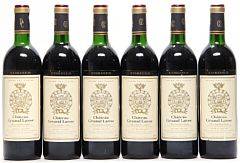 12 bts. Château Gruaud Larose, Saint - Julien. 2. Cru Classé 1986 AB ts.