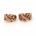 To ringe af 14 kt. guld. Str. 52,5 og 61. Totalvægt ca. 17 gr. 2
