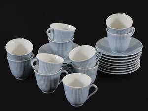 Moccakoppar med fat 11st, Rörstrand